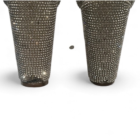 DB Studio Crystal Block Heels - Picture 5 of 6